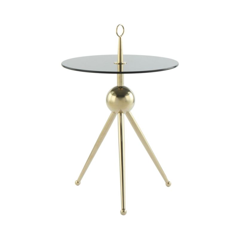 Beistelltisch Ontario 325 gold grau