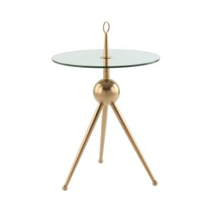 Beistelltisch Ontario 325 rosegold klar Beistelltisch Ontario 325 rosegold klar