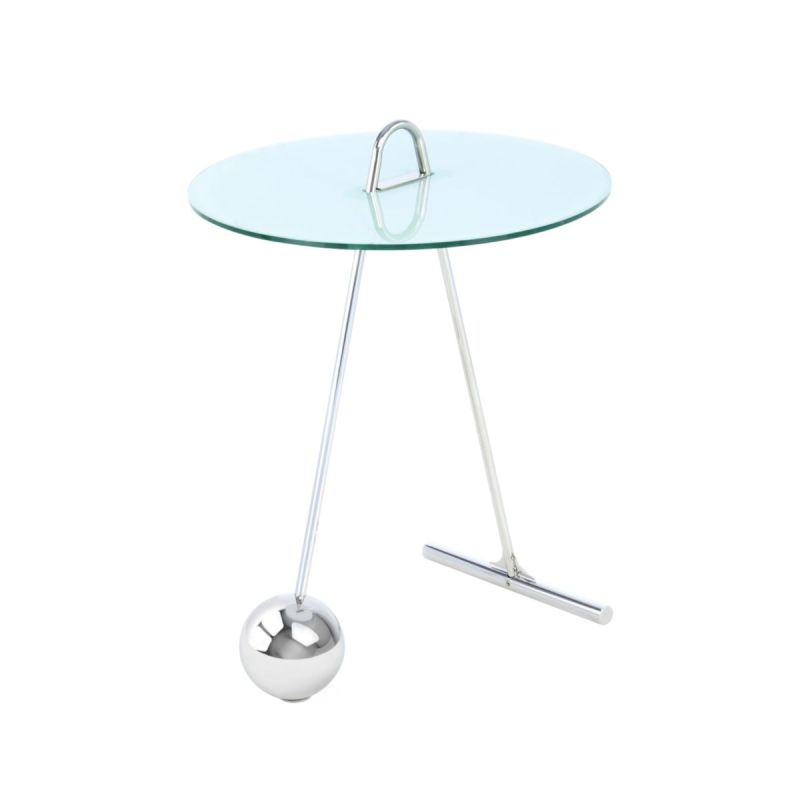Beistelltisch Pendulum 525 silber weiss