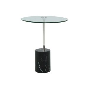 Beistelltisch rosario 525 silber schwarz Beistelltisch rosario 525 silber schwarz