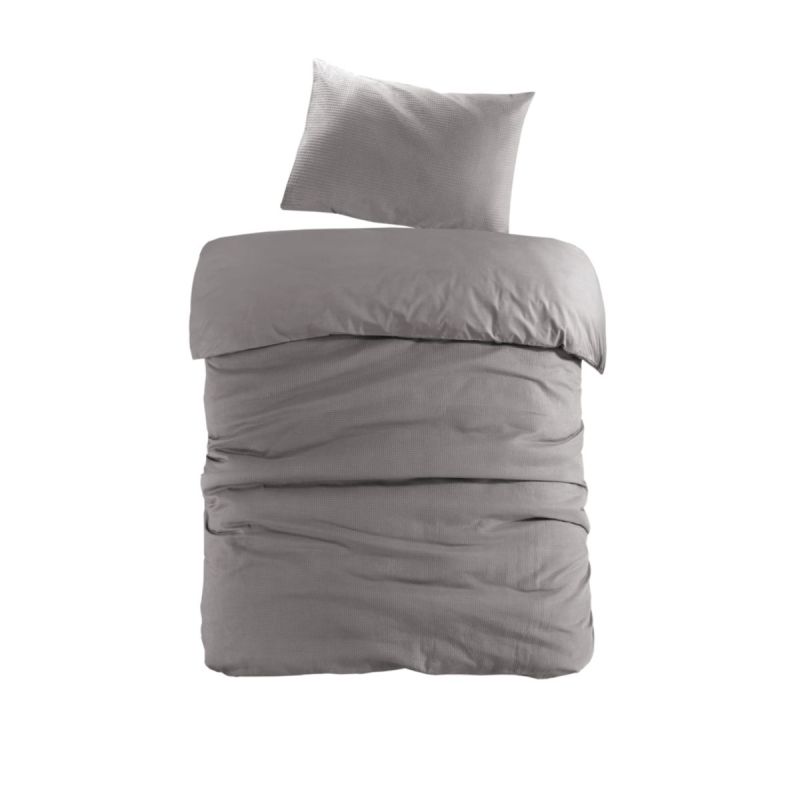 Bettwäsche Carla 125-NL Anthrazit 140cm x 240cm