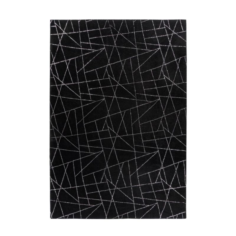 Bijou 125 Schwarz / Silber 160cm x 230cm