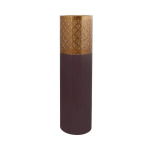 Bodenvase Art Deco 1115 dunkelila gold Bodenvase Art Deco 1115 dunkelila gold