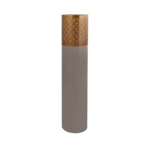 Bodenvase Art Deco 1145 grau gold Bodenvase Art Deco 1145 grau gold