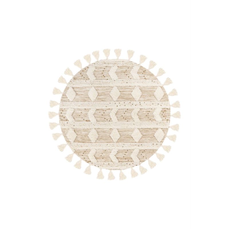 Bohist 425 Creme / Khaki Ø 160cm