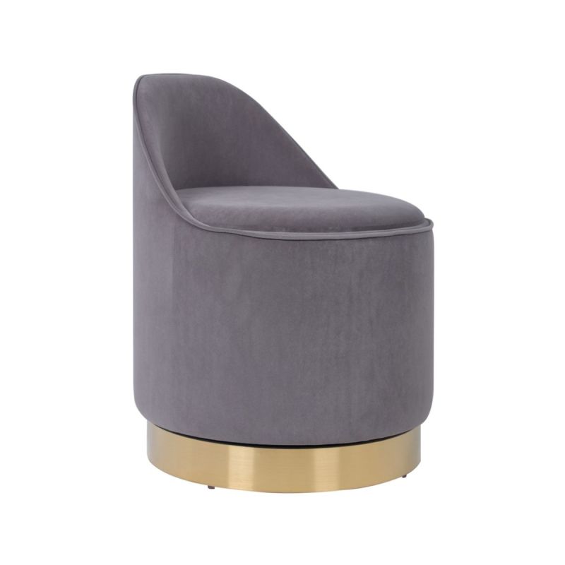 Drehhocker Viktor 125 grau