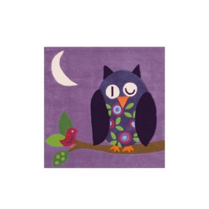 Joy 4049 Violett Owl 130cm x 130cm ECKIG Joy 4049 Violett Owl 130cm x 130cm ECKIG