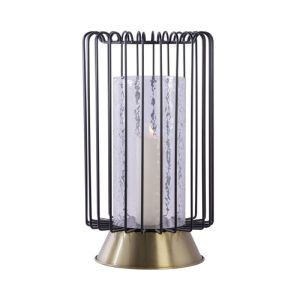 Kerzenständer Malibu 125 schwarz gold Kerzenständer Malibu 125 schwarz gold