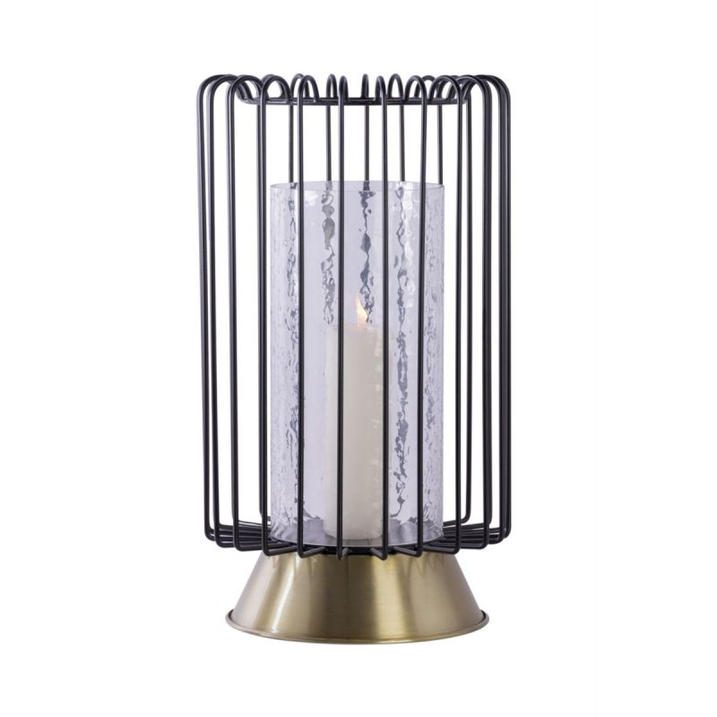 Kerzenständer Malibu 125 schwarz gold