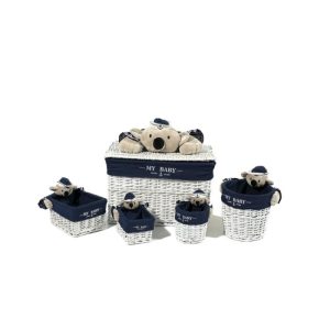 Korb-Set Koala 200 blau weiss Korb-Set Koala 200 blau weiss