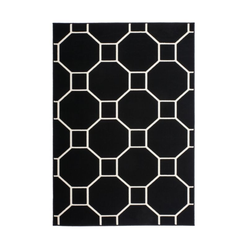 Lina 125 Schwarz / Elfenbein 160cm x 230cm