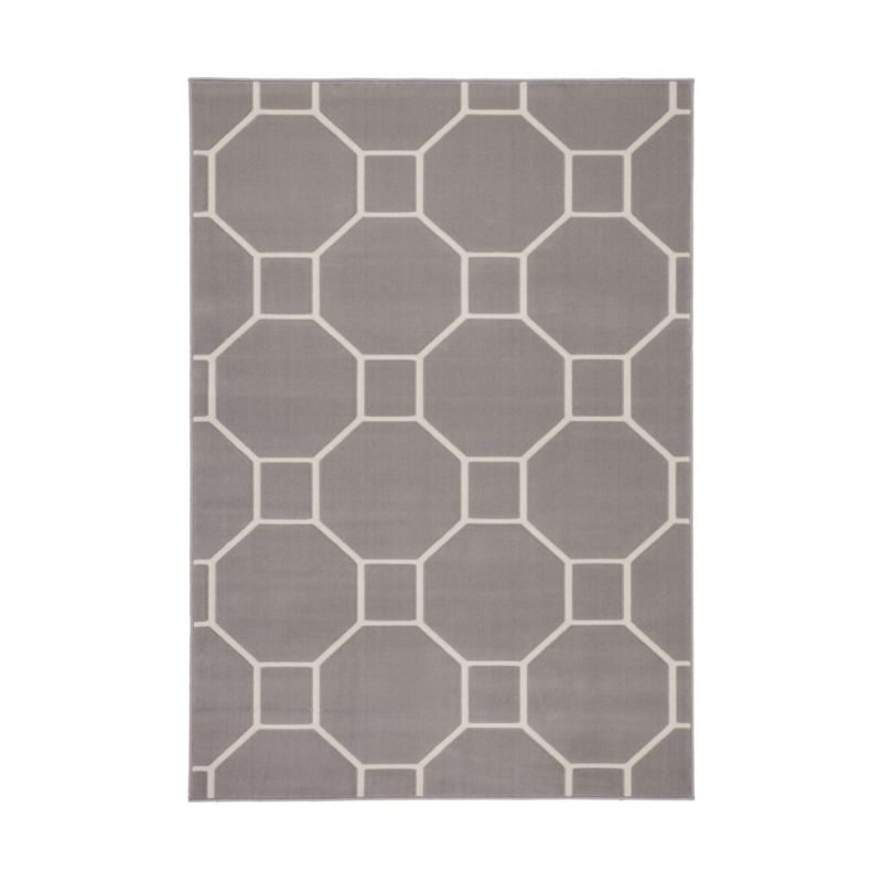 Lina 125 Taupe / Elfenbein 80cm x 150cm