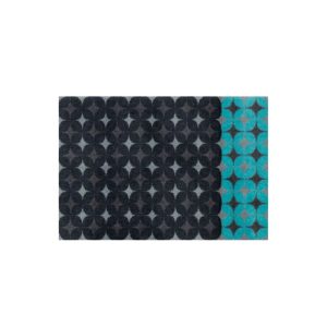 Living Mat 50 anthrazit / blau 64 x 168 cm