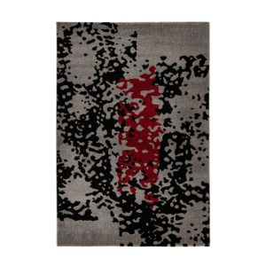 Naila 325 Schwarz / Rot 120cm x 170cm Naila 325 Schwarz / Rot 120cm x 170cm