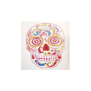 Oel-Wandbild Totenkopf 90x90cm Oel-Wandbild Totenkopf 90x90cm