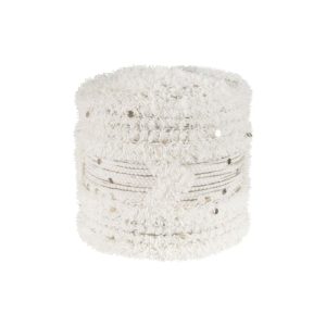 Pouf Hocker Bohist 425 creme khaki 35x35cm Pouf Hocker Bohist 425 creme khaki 35x35cm