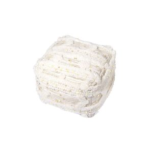 Pouf Hocker Bohist 425 creme khaki 50x50cm Pouf Hocker Bohist 425 creme khaki 50x50cm