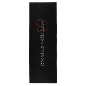 Pyron 225 Schwarz 60cm x 180cm