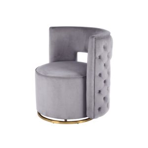 Sessel Drehsessel Beverly 125 grau gold Sessel Drehsessel Beverly 125 grau gold