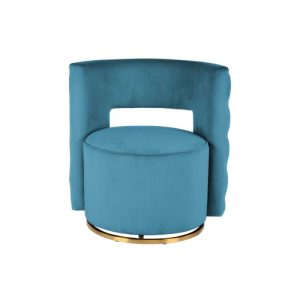 Sessel Drehsessel Beverly 125 petrol gold
