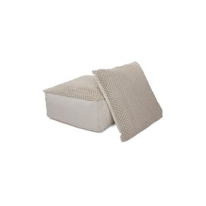 Pouf Hocker Shaun 410 grau 80x80cm Pouf Hocker Shaun 410 grau 80x80cm