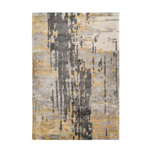 Sinai 225 Grau / Blau / Gold 80cm x 150cm