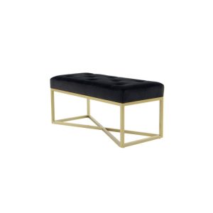 Sitzbank Cameron 125 Schwarz / Gold Sitzbank Cameron 125 Schwarz / Gold