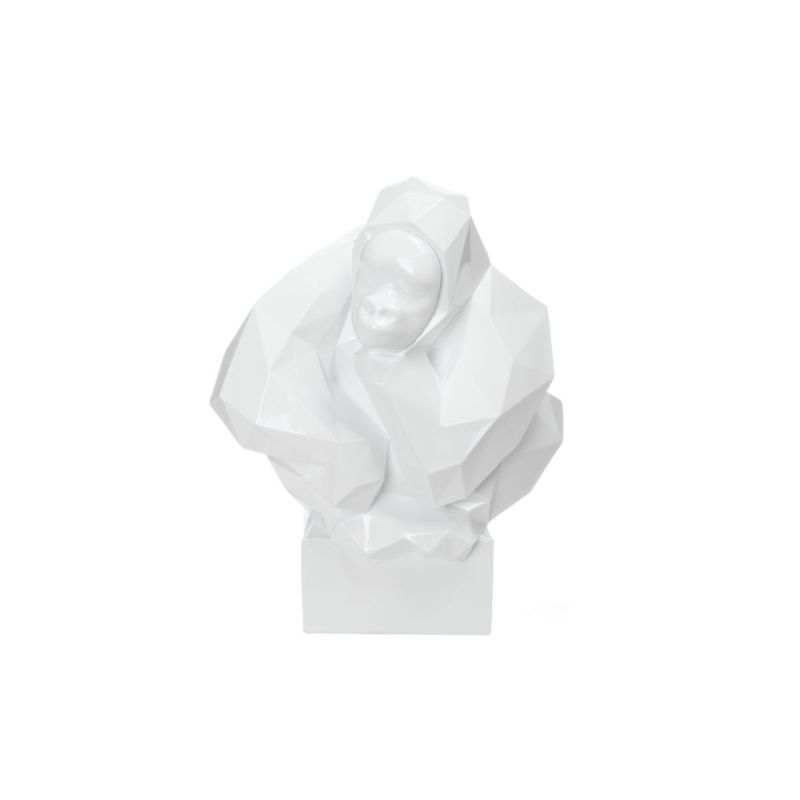 Skulptur Kenya 210 weiss