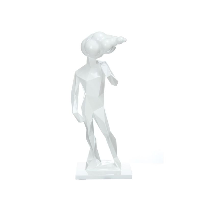 Skulptur Kenya 310 weiss