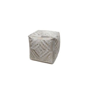 Pouf Hocker Spark 410 elfenbein gold 45x45cm Pouf Hocker Spark 410 elfenbein gold 45x45cm