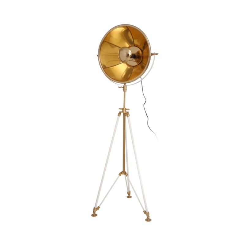 Stehlampe Bowie 125 beige gold weiss