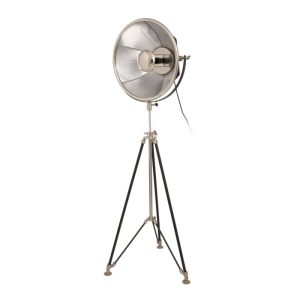 Stehlampe Bowie 125 schwarz silber Stehlampe Bowie 125 schwarz silber