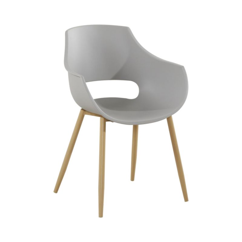 Stuhl Alice 110 2er-Set grau