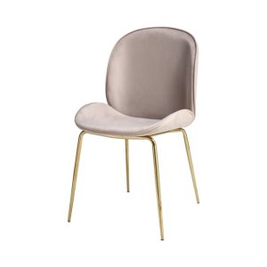 Stuhl Charlize 110 2er-Set Beige / Messing Stuhl Charlize 110 2er-Set Beige / Messing