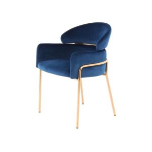Stuhl Corey 125 blau rosegold Stuhl Corey 125 blau rosegold