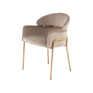 Stuhl Corey 125 Braun rosegold Stuhl Corey 125 Braun rosegold