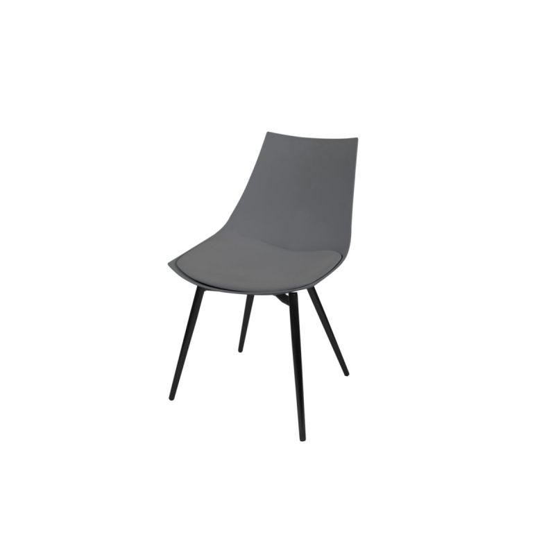 Stuhl Dakota 310 4er-Set grau schwarz