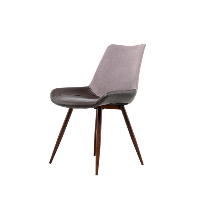 Stuhl Evergreen 110 2er-Set violett dunkelbraun