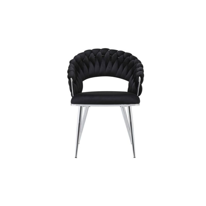 Stuhl Finesse 125 2er-Set schwarz silber