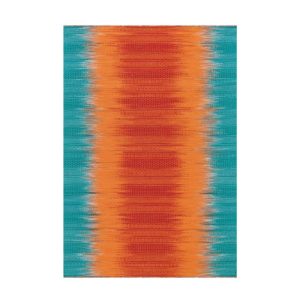 Sunset 8070 Orange / Blau 140cm x 200cm Sunset 8070 Orange / Blau 140cm x 200cm