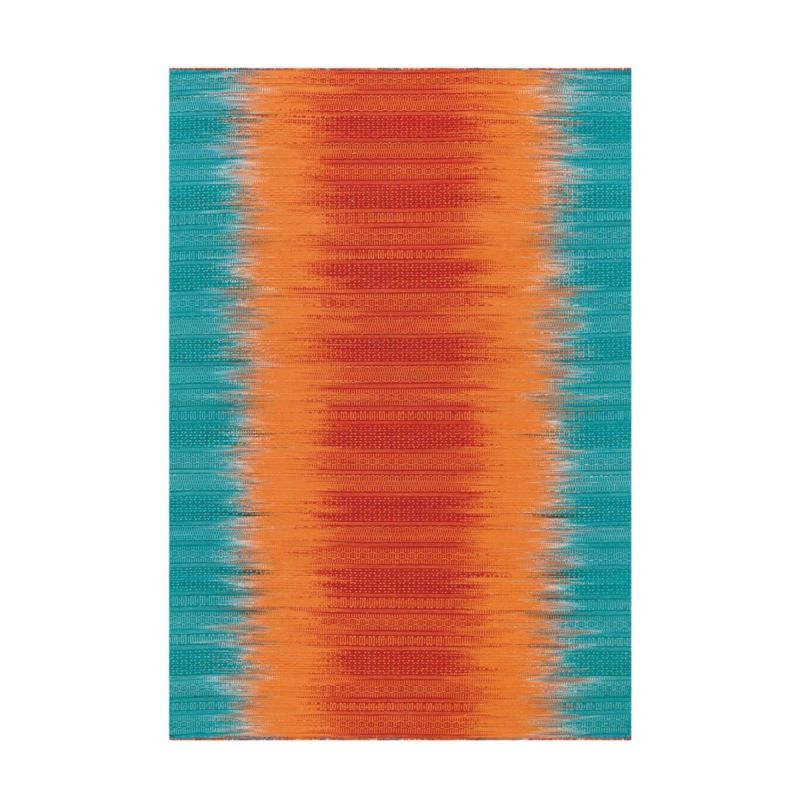 Sunset 8070 Orange / Blau 90cm x 160cm