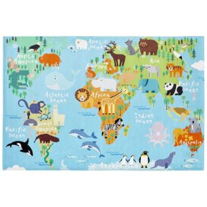 Sympathy Kids 243 World Map 160cm x 230cm