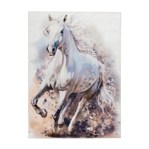 Sympathy Kids 245 White Horse 80cm x 120cm Sympathy Kids 245 White Horse 80cm x 120cm