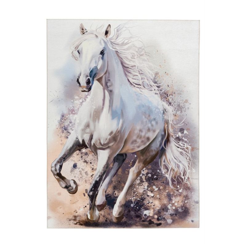Sympathy Kids 245 White Horse 80cm x 120cm