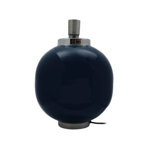 Tischlampe Art Deco 125 dunkelblau silber