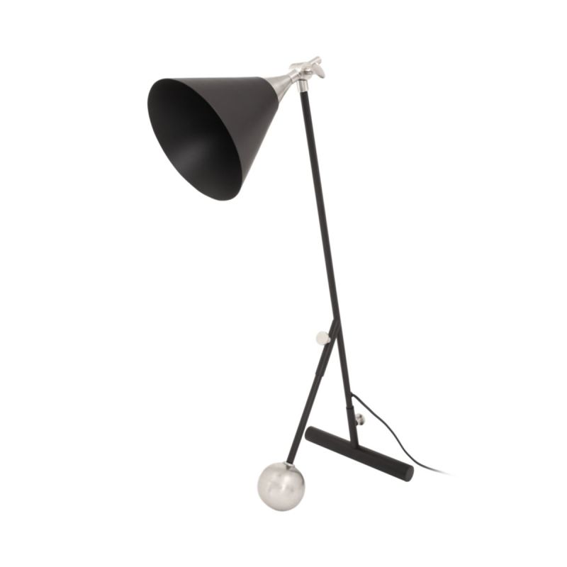 Tischlampe Celeste 225 schwarz silber