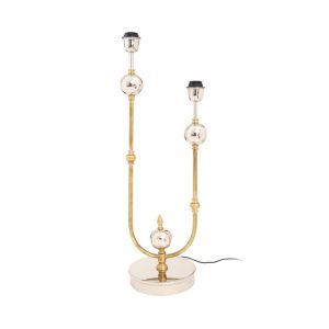 Tischlampe Cosima 425 silber gold Tischlampe Cosima 425 silber gold