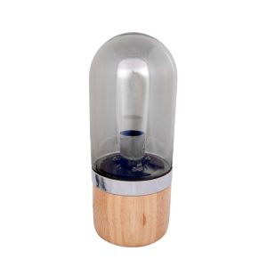 Tischlampe Malbi 525 grau Holz Tischlampe Malbi 525 grau Holz