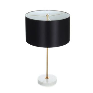 Tischlampe Piona 110 schwarz gold weiss Tischlampe Piona 110 schwarz gold weiss