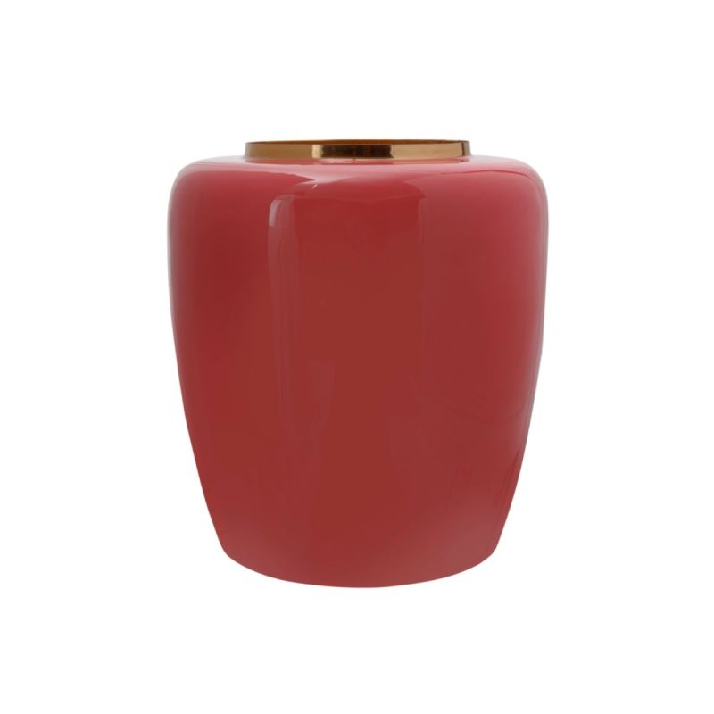 Vase Art Deco 125 koralle gold